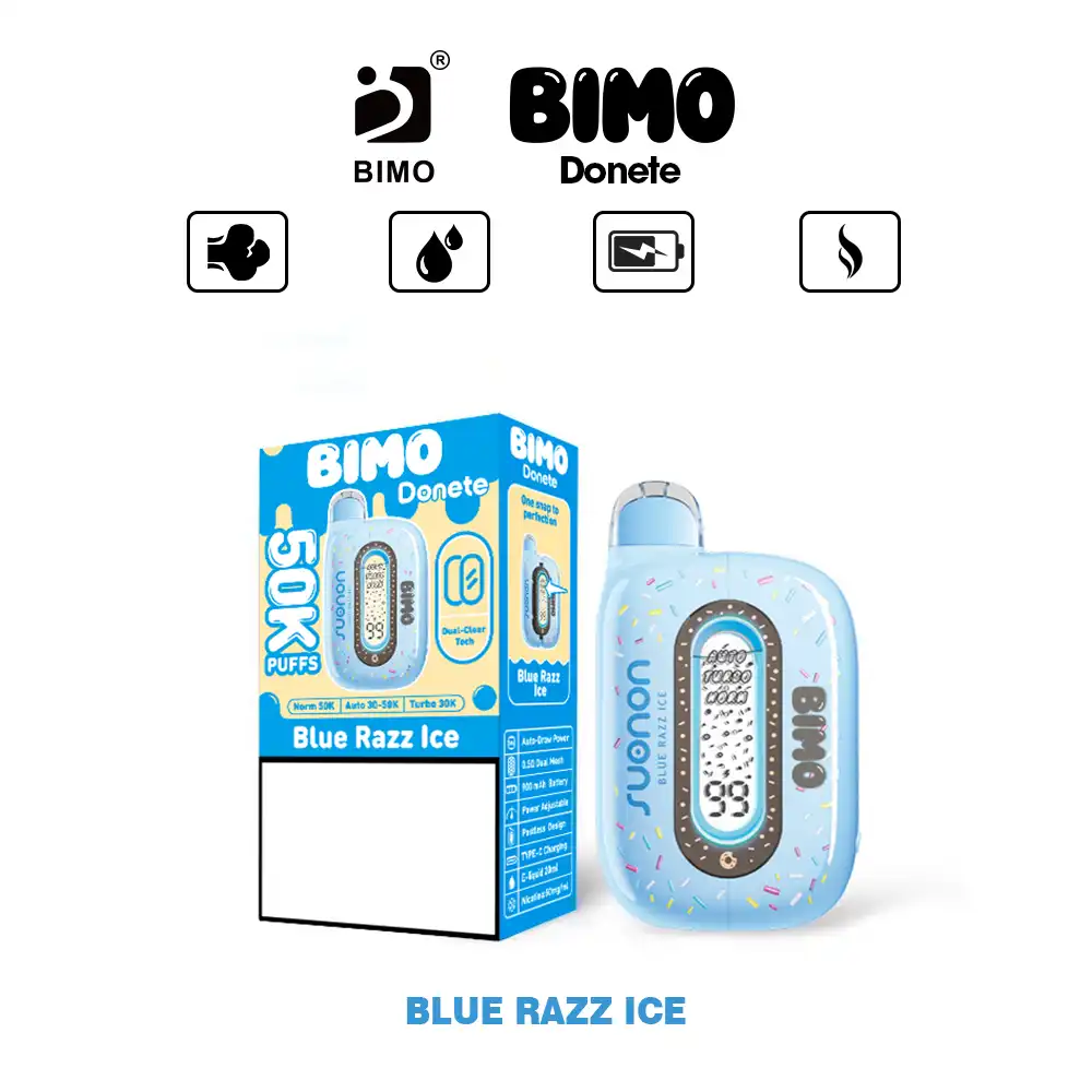 BIMO DONETE 50000 Puffs Dual Mesh Coil 50K Disposable Vapes Wholesale Bulk Buy 4 BIMO DONETE 50000 Puffs Dual Mesh Coil 50K Disposable Vapes Wholesale Bulk Buy - Pilt 4