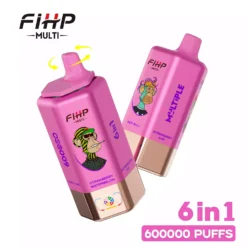 FIHP 600K 6 In 1 Tastes MULTI Rechargeable Disposable Vape Wholesale