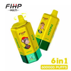 FIHP 600K 6 in 1 MULTI Rechargeable Disposable Vape Wholesale 6 VapeXYZ