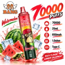 QQ BANG 70000 Puffs DSK059 70K Dual Mesh DTL Disposable Vapes Wholesale Bulk Buy