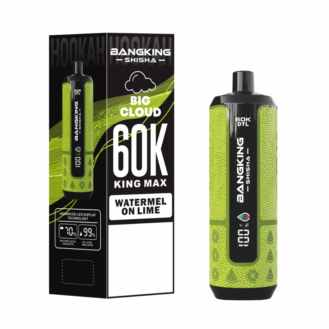 BANG KING Shisha 60K DSK091 DTL 60000 Puffs Disposable Vapes Wholesale Bulk Buy Mesh Coil 8 BANG KING Shisha 60K DSK091 DTL 60000 Puffs Disposable Vapes Wholesale Bulk Buy Mesh Coil — изображение 8