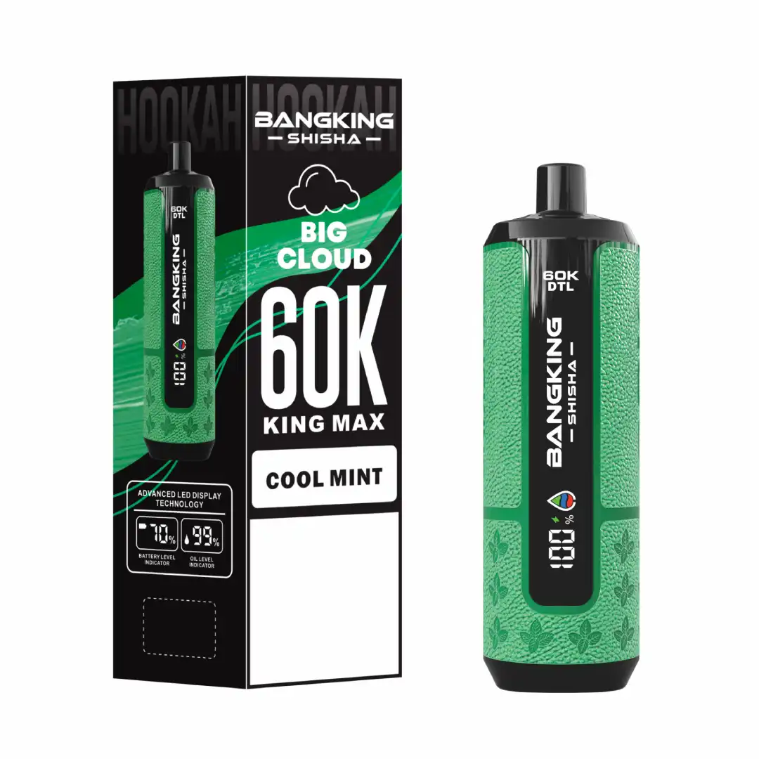 BANG KING Shisha 60K DSK091 DTL 60000 Puffs Disposable Vapes Wholesale Bulk Buy Mesh Coil 6 BANG KING Shisha 60K DSK091 DTL 60000 Puffs Disposable Vapes Wholesale Bulk Buy Mesh Coil — изображение 6
