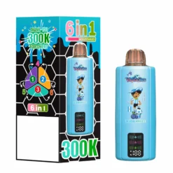 BANG VAPORSEA 300K DSK092 6 In 1 Taste Triple Mesh 300000 Puffs Rechargeable Disposable Vapes Wholesale Bulk Buy 7 VapeXYZ